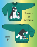 Bounce & Melanie - Mini Schnauzers